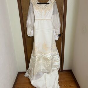 Vintage 1970s William Cahill for Neiman Marcus Wedding Dress